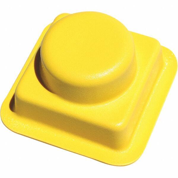 Made in USA - Flame Retardent ABS Housing Plastic Bearing Flange Mount - 3-1/4" Wide x 3-7/16" Outside Diam - Eagle Tool & Supply