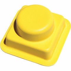 Made in USA - Flame Retardent ABS Housing Plastic Bearing Flange Mount - 4-1/16" Wide x 4-1/4" Outside Diam - Eagle Tool & Supply
