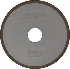 Norton - 6" Diam x 1-1/4" Hole x 1/8" Thick, 120 Grit Surface Grinding Wheel - CBN, Type 1A1, Fine Grade, Resinoid Bond - Eagle Tool & Supply