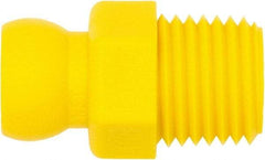 Loc-Line - 1/4" Hose ID, Male to Female Coolant Hose Connector - 1/4" NPT, For Loc-Line Modular Hose Systems - Eagle Tool & Supply