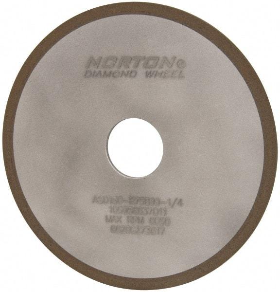 Norton - 6" Diam x 1-1/4" Hole x 1/8" Thick, 150 Grit Surface Grinding Wheel - Diamond, Type 1A1, Very Fine Grade, Resinoid Bond - Eagle Tool & Supply