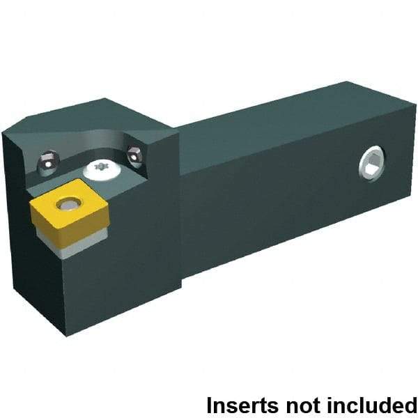 Kennametal - PCLN, Left Hand Cut, 95° Lead Angle, 25mm Shank Height x 25mm Shank Width, Negative Rake Indexable Turning Toolholder - 109mm OAL, CNMA 1204.. Insert Compatibility, Series Kenlever - Eagle Tool & Supply