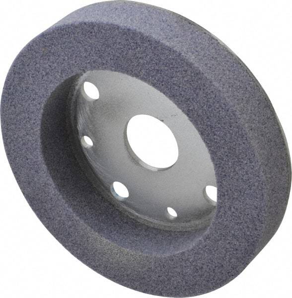 Norton - 6" Diam, 1-1/4" Hole Size, 1" Overall Thickness, 46 Grit, Type 2 Tool & Cutter Grinding Wheel - Coarse Grade, Aluminum Oxide, K Hardness, Vitrified Bond, 3,600 RPM - Eagle Tool & Supply