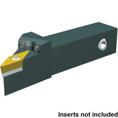 Kennametal - SVJC, Right Hand Cut, 93° Lead Angle, 25mm Shank Height x 25mm Shank Width, Neutral Rake Indexable Turning Toolholder - 115mm OAL, VBMT 16 04 08 Insert Compatibility, Series SVJC - Eagle Tool & Supply