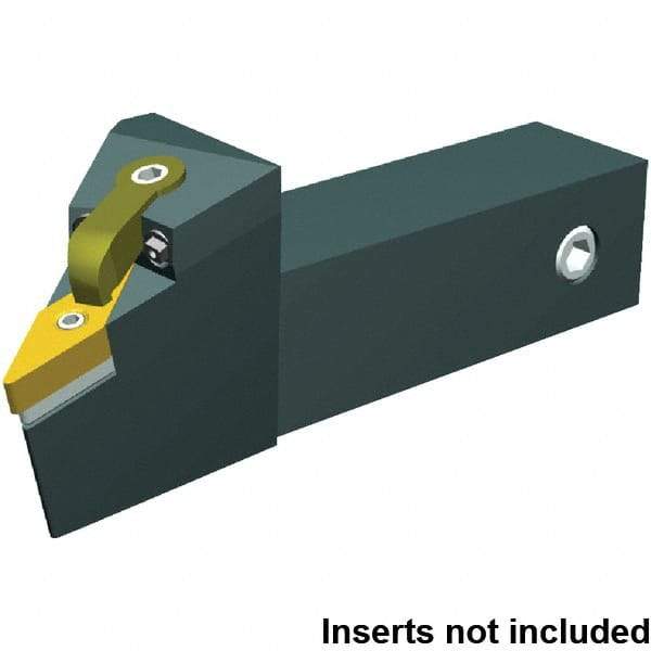 Kennametal - MVJN, Left Hand Cut, 93° Lead Angle, 25mm Shank Height x 25mm Shank Width, Negative Rake Indexable Turning Toolholder - 121mm OAL, VNMA 1604.. Insert Compatibility, Series Kenloc - Eagle Tool & Supply