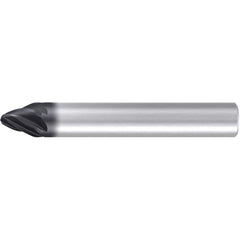 Emuge - Barrel Cutter End Mills; End Type: Circle Segment Taper-Form A ; Material: Solid Carbide ; Taper Angle Per Side: 20.00 ; Small End Diameter (mm): 6.00 ; Shank Diameter (mm): 12.0000 ; Length of Cut (mm): 13.5000 - Exact Industrial Supply