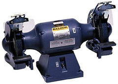 Baldor - 8" Wheel Diam x 1" Wheel Width, 3/4 hp Grinder - 3/4" Arbor Hole Diam, 3 Phase, 3,600 Max RPM, 208/230/460 Volts - Eagle Tool & Supply