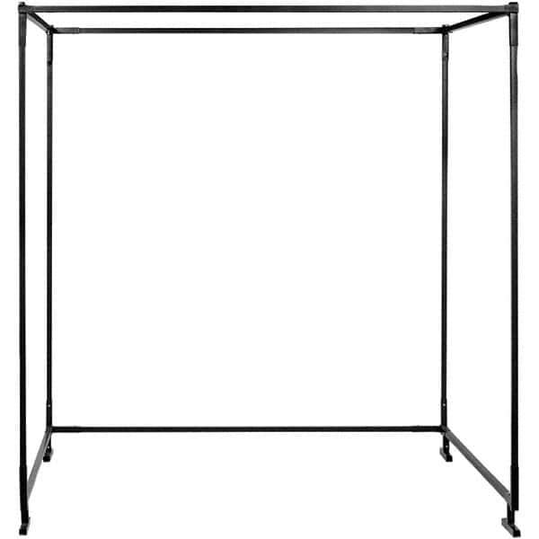 Steiner - 6' High x 6' Wide, Black Welding Screen Frame - Use with Protect-O-Screen HD Welding Booth - Eagle Tool & Supply