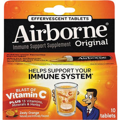 Airborne - Orange Flavor Immune Support Tablets - Vitamins/Supplements - Eagle Tool & Supply