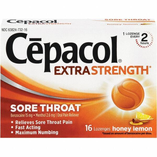 Cepacol - Honey Lemon Flavor Cough Drop Lozenges - Sore Throat Relief - Eagle Tool & Supply