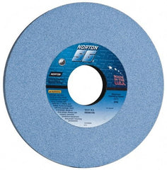 Norton - 12" Diam x 3" Hole x 1" Thick, I Hardness, 46 Grit Surface Grinding Wheel - Ceramic, Type 1, Coarse Grade, 2,070 Max RPM, Vitrified Bond, No Recess - Eagle Tool & Supply