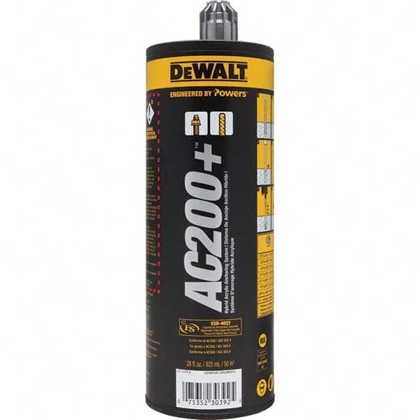 DeWALT Anchors & Fasteners - Anchoring Adhesives Adhesive Material: Acrylic Volume (fl. oz.): 28.00 - Eagle Tool & Supply