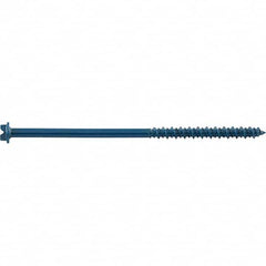 DeWALT Anchors & Fasteners - 3/16" Diam, 1-1/4 Length Under Head, Hex Drive Concrete Screw & Masonry Fastener - Eagle Tool & Supply