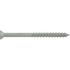 DeWALT Anchors & Fasteners - 1/4" Diam, 3-3/4 Overall Length, Phillips Drive Concrete Screw & Masonry Fastener - Eagle Tool & Supply