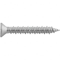 DeWALT Anchors & Fasteners - 1/4" Diam, 3-1/4 Overall Length, Phillips Drive Concrete Screw & Masonry Fastener - Eagle Tool & Supply