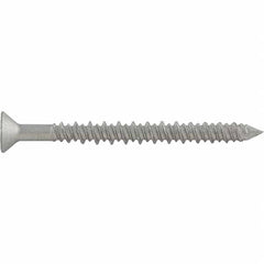 DeWALT Anchors & Fasteners - 3/16" Diam, 1-1/4 Overall Length, Phillips Drive Concrete Screw & Masonry Fastener - Eagle Tool & Supply