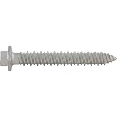 DeWALT Anchors & Fasteners - 5/16" Diam, 2-3/4 Length Under Head, Hex Drive Concrete Screw & Masonry Fastener - Eagle Tool & Supply