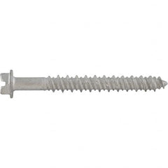 DeWALT Anchors & Fasteners - 1/4" Diam, 3-1/4 Length Under Head, Hex Drive Concrete Screw & Masonry Fastener - Eagle Tool & Supply