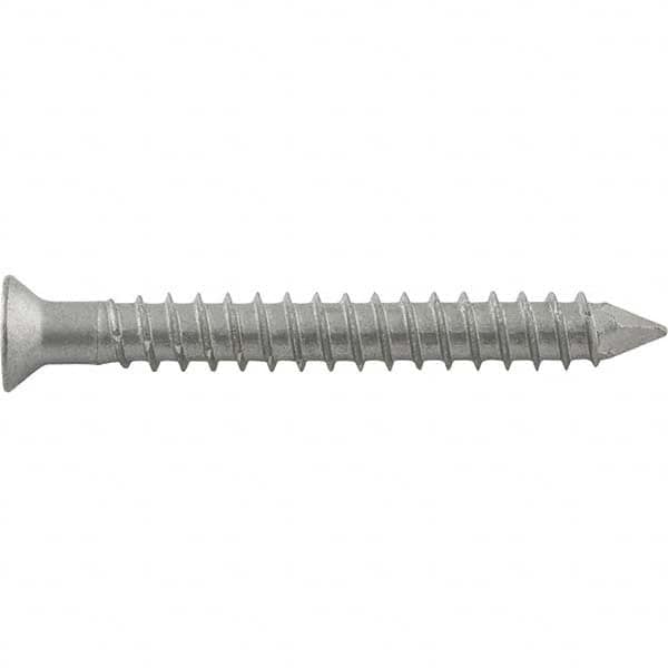 DeWALT Anchors & Fasteners - #14" Diam, 2-1/4 Overall Length, Phillips Drive Concrete Screw & Masonry Fastener - Eagle Tool & Supply