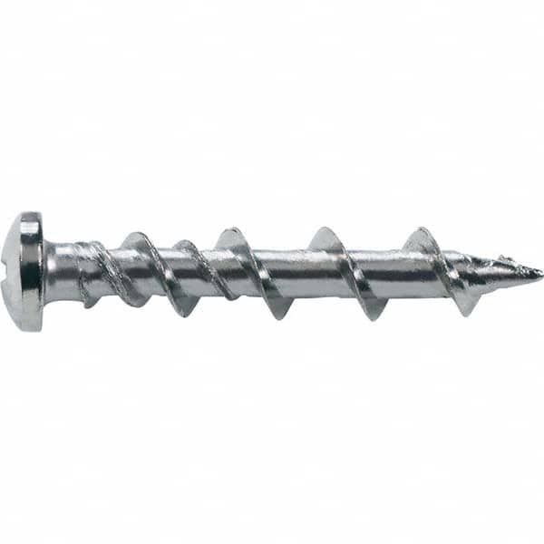 DeWALT Anchors & Fasteners - 1/4" Diam, 1-1/2 Length Under Head, Phillips Drive Concrete Screw & Masonry Fastener - Eagle Tool & Supply