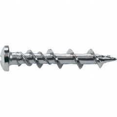 DeWALT Anchors & Fasteners - 1/4" Diam, 1-1/2 Length Under Head, Phillips Drive Concrete Screw & Masonry Fastener - Eagle Tool & Supply