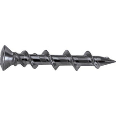 DeWALT Anchors & Fasteners - 1/4" Diam, 1-1/4 Overall Length, Phillips Drive Concrete Screw & Masonry Fastener - Eagle Tool & Supply