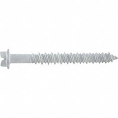 DeWALT Anchors & Fasteners - 3/16" Diam, 3-1/4 Length Under Head, Hex Drive Concrete Screw & Masonry Fastener - Eagle Tool & Supply