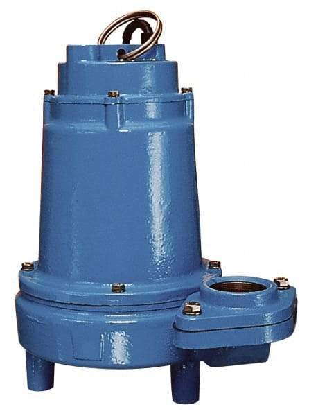 Little Giant Pumps - 1/2 hp, 12.5 Amp Rating, 115 Volts, Nonautomatic Operation, Effluent Pump - 1 Phase, Cast Iron Housing - Eagle Tool & Supply