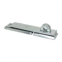 American Lock - 1-5/8" Long x 7-1/4" Wide, Straight Hasp - Hardened Steel - Eagle Tool & Supply