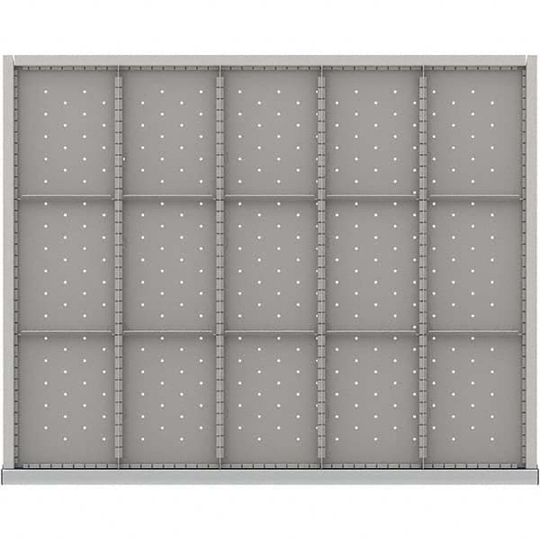 LISTA - 15-Compartment Drawer Divider Layout for 3.15" High Drawers - Eagle Tool & Supply