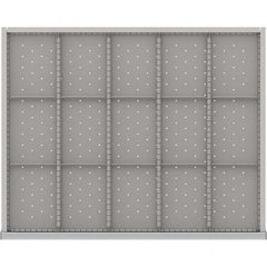 LISTA - 15-Compartment Drawer Divider Layout for 3.15" High Drawers - Eagle Tool & Supply