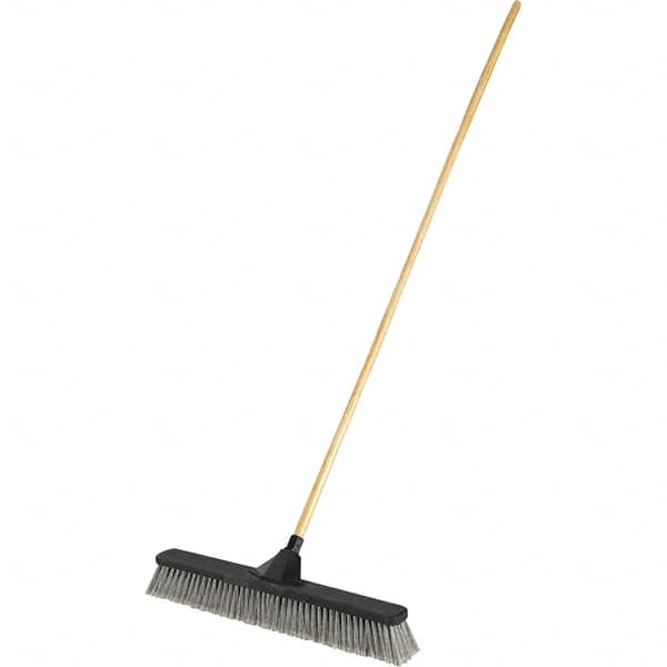 Rubbermaid - 24" Fine Particle Polyethylene Push Broom - Eagle Tool & Supply