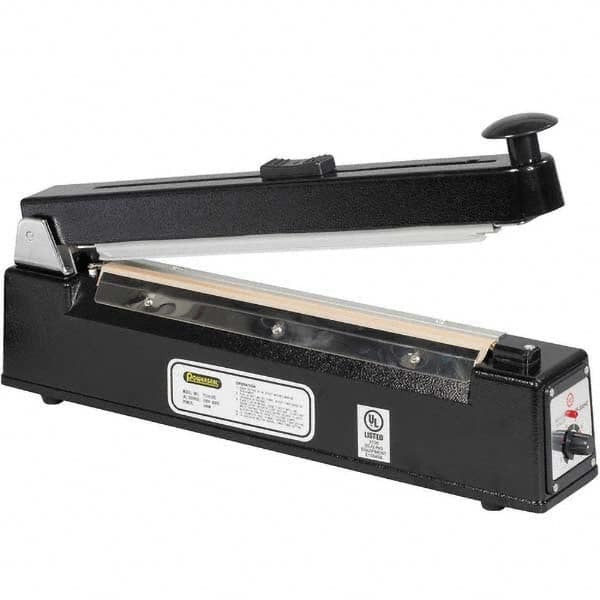 Value Collection - Polybag & Impulse Sealers Type: Table Top Thermal Impulse Sealer w/Cutter Maximum Seal Size: 12 (Inch) - Eagle Tool & Supply