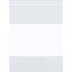 Value Collection - Pack of (500), 14 x 16" 4 mil Reclosable Poly Bags - Eagle Tool & Supply