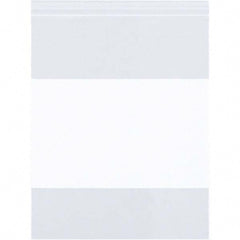 Value Collection - Pack of (1000), 8 x 12" 4 mil Reclosable Poly Bags - Eagle Tool & Supply