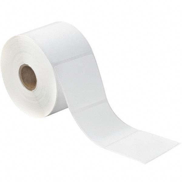 Value Collection - Pack of 12 Rolls, 735 Labels per Roll, 2-1/4" x 2" White Paper Thermal Labels - Eagle Tool & Supply