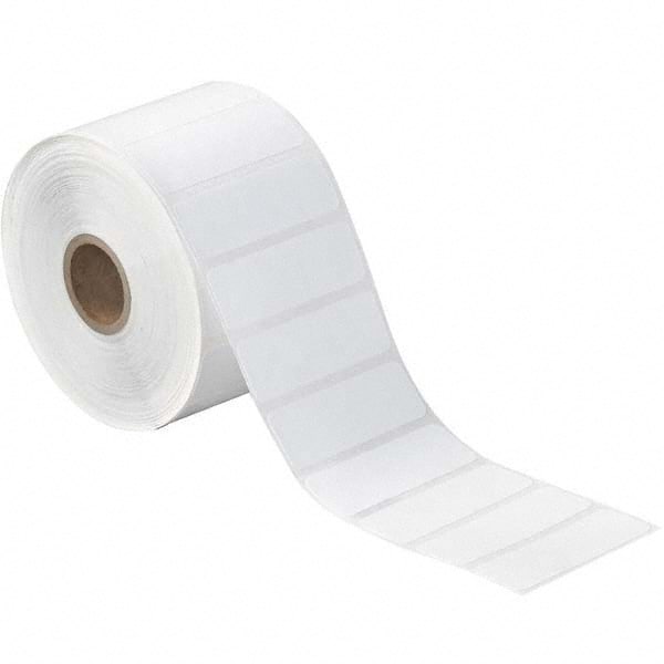 Value Collection - Pack of 12 Rolls, 1,780 Labels per Roll, 2-1/4" x 3/4" White Paper Thermal Labels - Eagle Tool & Supply