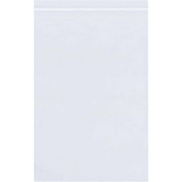 Value Collection - Pack of (500), 10 x 18" 6 mil Reclosable Poly Bags - Eagle Tool & Supply