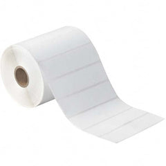 Value Collection - Pack of 12 Rolls, 1,310 Labels per Roll, 4" x 1" White Paper Thermal Labels - Eagle Tool & Supply