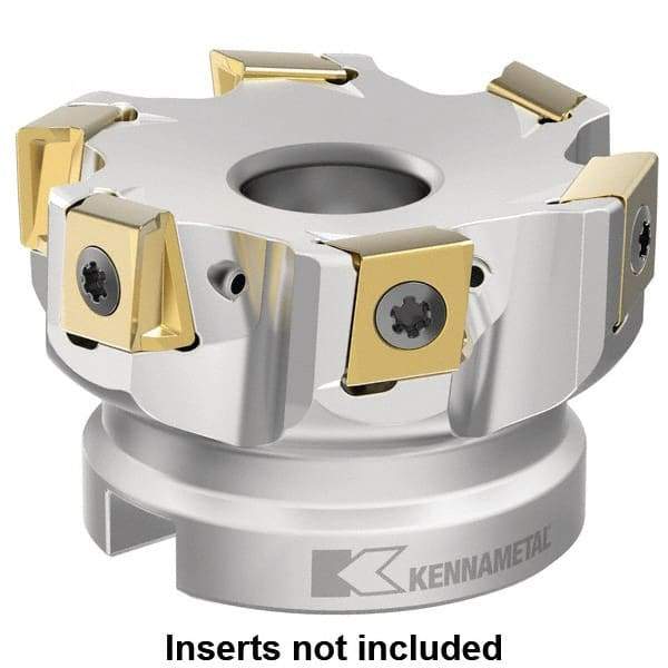 Kennametal - Indexable Square-Shoulder Face Mills Cutting Diameter (mm): 63.00 Cutting Diameter (Decimal Inch): 2.4803 - Eagle Tool & Supply