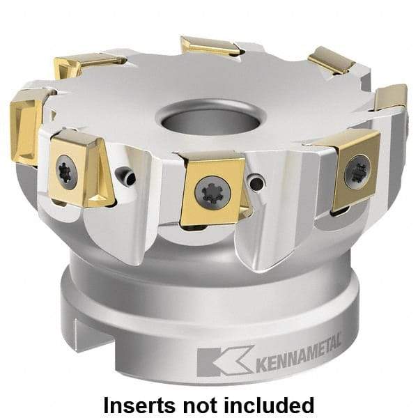 Kennametal - Indexable Square-Shoulder Face Mills Cutting Diameter (mm): 200.00 Cutting Diameter (Decimal Inch): 7.8740 - Eagle Tool & Supply