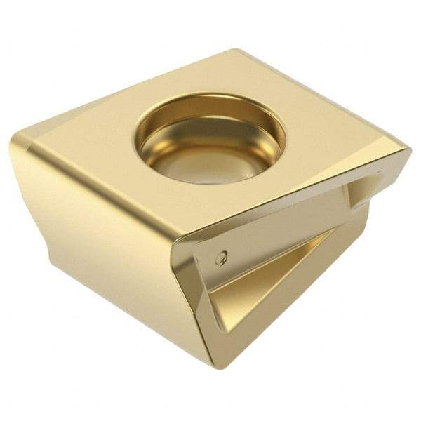 Kennametal - LNGQ120631 GE Grade KCSM40 Carbide Milling Insert - TiN Coated, 1/4" Thick, 4.9mm Inscribed Circle - Eagle Tool & Supply
