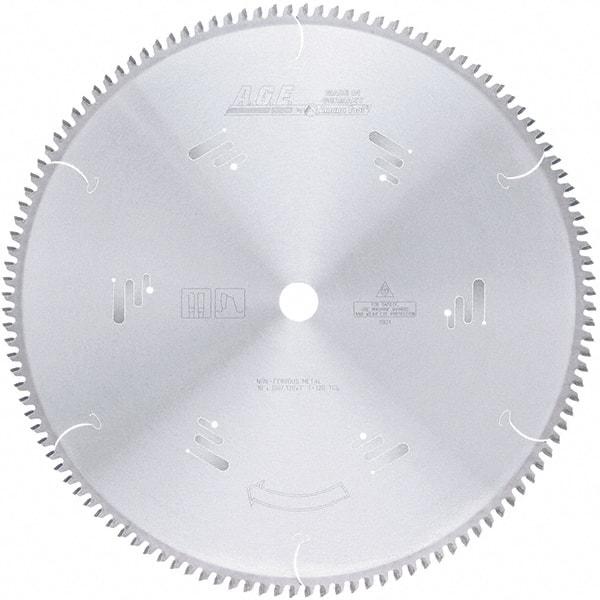 Amana Tool - 18" Diam, 1" Arbor Hole Diam, 120 Tooth Wet & Dry Cut Saw Blade - Carbide-Tipped, Clean Action, Standard Round Arbor - Eagle Tool & Supply