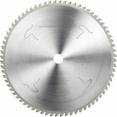 Amana Tool - 12" Diam, 1" Arbor Hole Diam, 72 Tooth Wet & Dry Cut Saw Blade - Carbide-Tipped, Clean Action, Standard Round Arbor - Eagle Tool & Supply