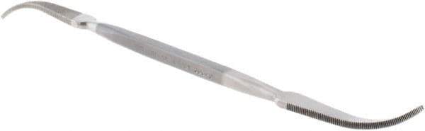 Grobet - 7" Riffler Precision Swiss Pattern File - Silversmith's Handle - Eagle Tool & Supply