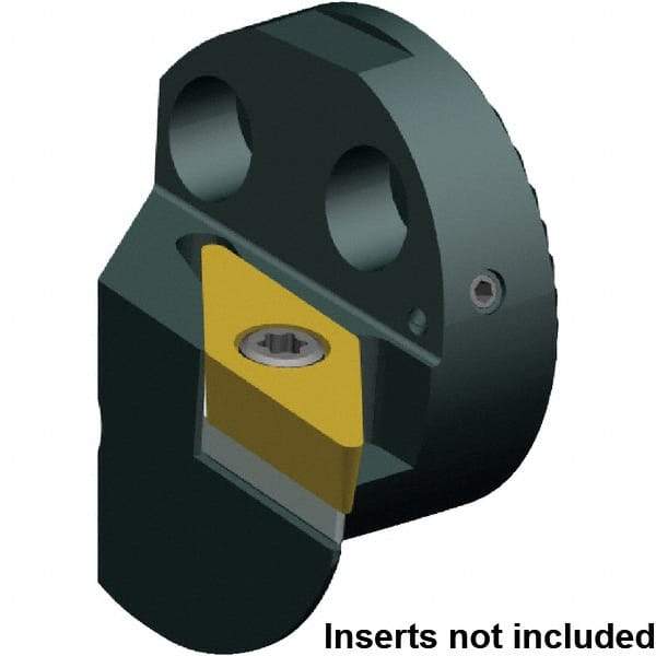 Kennametal - Right Hand Cut, 40mm Min Bore Diam, Size 32 Steel Modular Boring Cutting Unit Head - 40mm Max Bore Depth, Compatible with VBMT 160408 - Eagle Tool & Supply