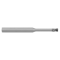 Diamond End Mills for Non-Ferrous Materials - CVD Diamond - 0.0200″ Cutter Diameter × 0.0300″ Length of Cut × 0.2500″ (1/4″) Reach Carbide Square End Mill, 4 Flutes, CVD Diamond Coated - Exact Industrial Supply
