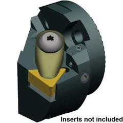 Kennametal - Left Hand Cut, 50mm Min Bore Diam, Size 40 Steel Modular Boring Cutting Unit Head - 50mm Max Bore Depth, Compatible with TNMA 160408 - Eagle Tool & Supply