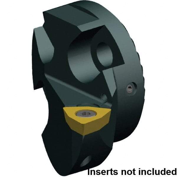 Kennametal - Right Hand Cut, 32mm Min Bore Diam, Size 25 Steel Modular Boring Cutting Unit Head - 32mm Max Bore Depth, Compatible with WPMT 04 02 04 - Eagle Tool & Supply