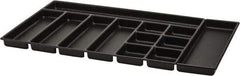 Kennedy - Tool Box Durable ABS Plastic Organizer - 30" Wide x 18-1/2" Deep x 2" High, Black, For 34" Cabinets - Eagle Tool & Supply